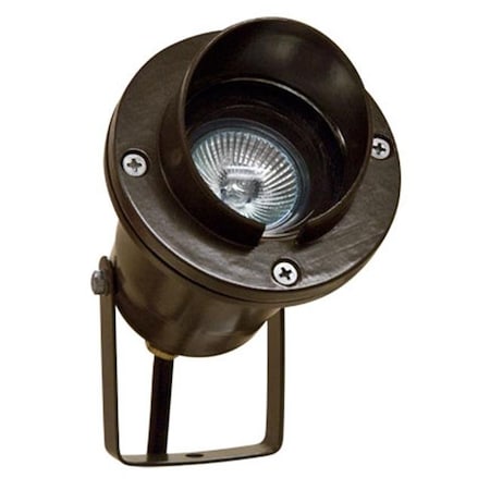 Dabmar Lighting LV109-BZ Cast Aluminum Directional Spot Light with Hood; Bronze LV109-BZ